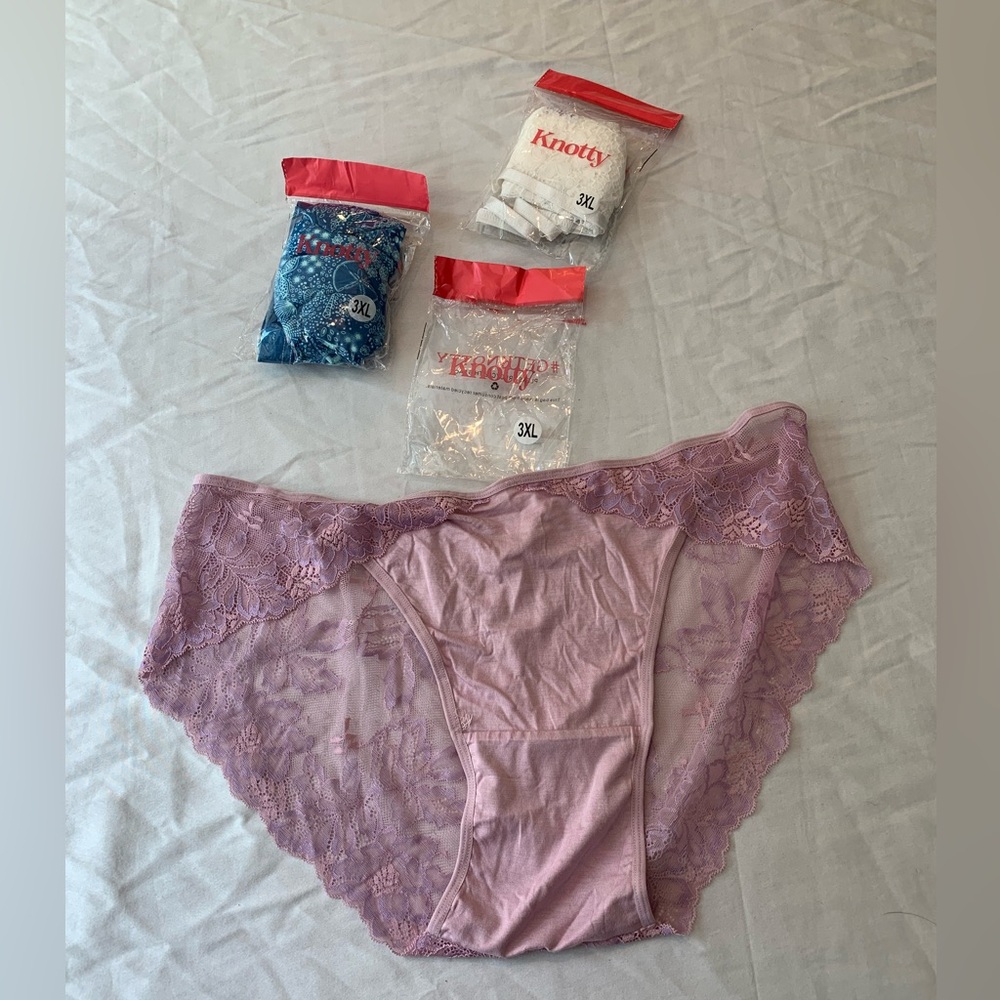 Knotty knickers set of three 3xl